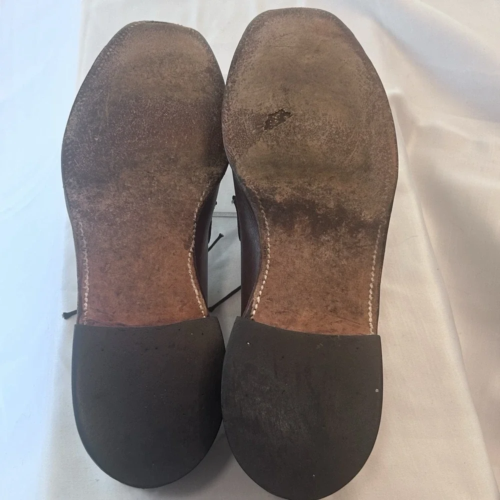 Allen Edmonds Hancock Brown Leather Men 13C Classic Old Money Professional